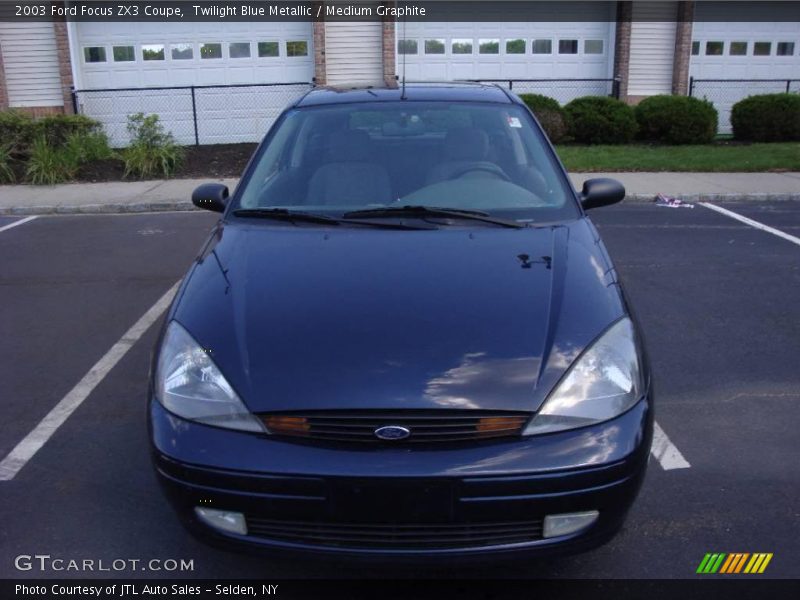 Twilight Blue Metallic / Medium Graphite 2003 Ford Focus ZX3 Coupe