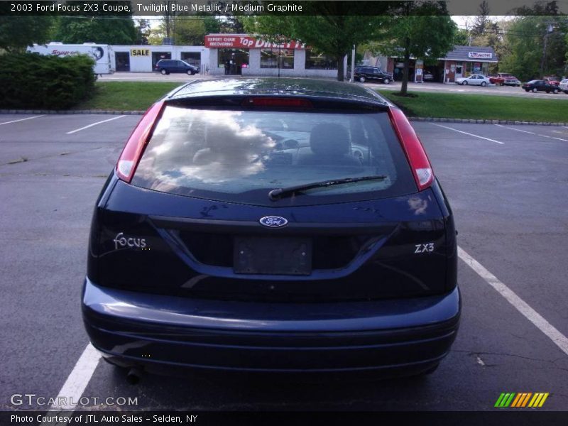 Twilight Blue Metallic / Medium Graphite 2003 Ford Focus ZX3 Coupe