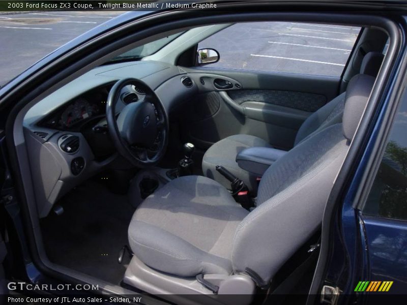 Twilight Blue Metallic / Medium Graphite 2003 Ford Focus ZX3 Coupe