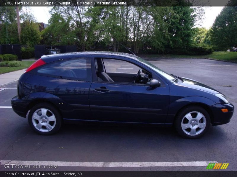 Twilight Blue Metallic / Medium Graphite 2003 Ford Focus ZX3 Coupe