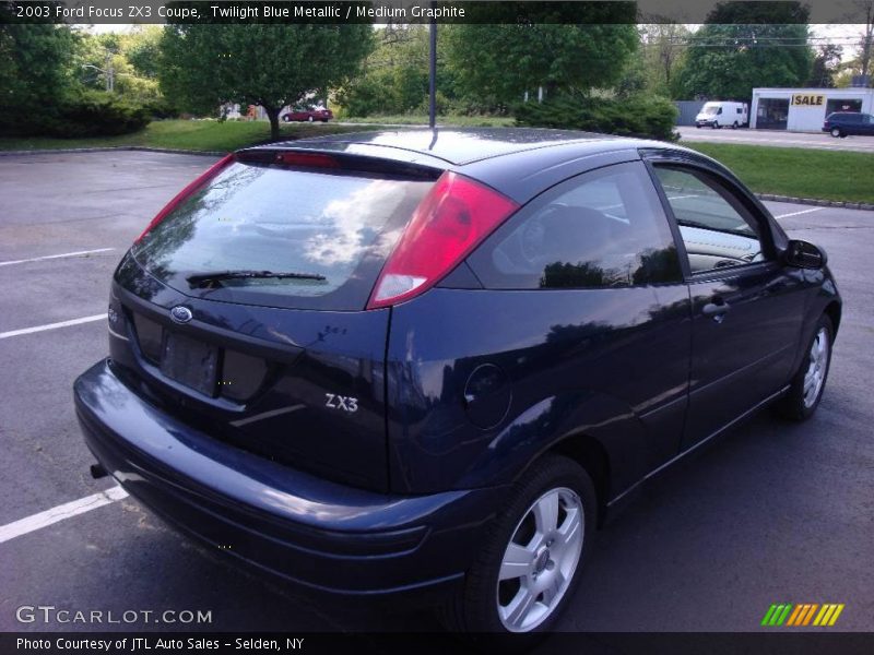 Twilight Blue Metallic / Medium Graphite 2003 Ford Focus ZX3 Coupe