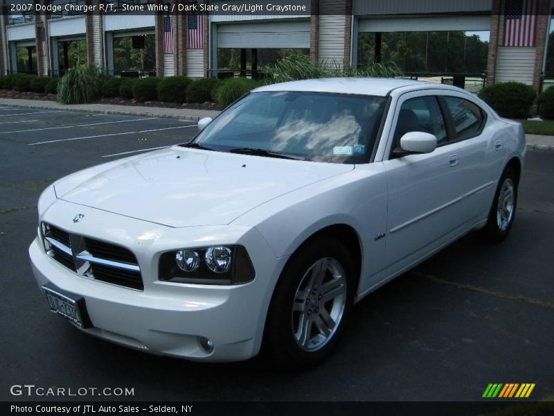 Stone White / Dark Slate Gray/Light Graystone 2007 Dodge Charger R/T