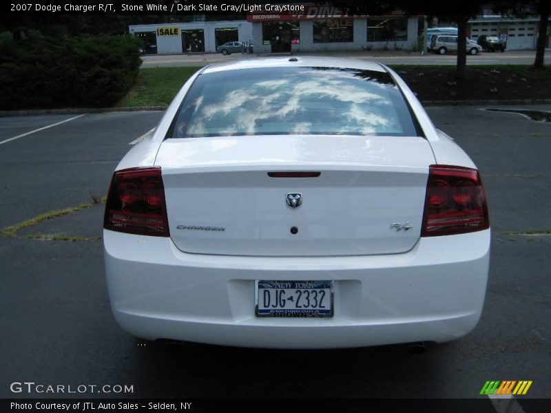 Stone White / Dark Slate Gray/Light Graystone 2007 Dodge Charger R/T