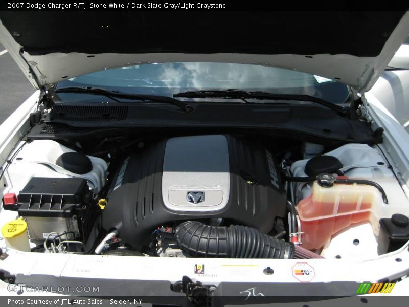 Stone White / Dark Slate Gray/Light Graystone 2007 Dodge Charger R/T