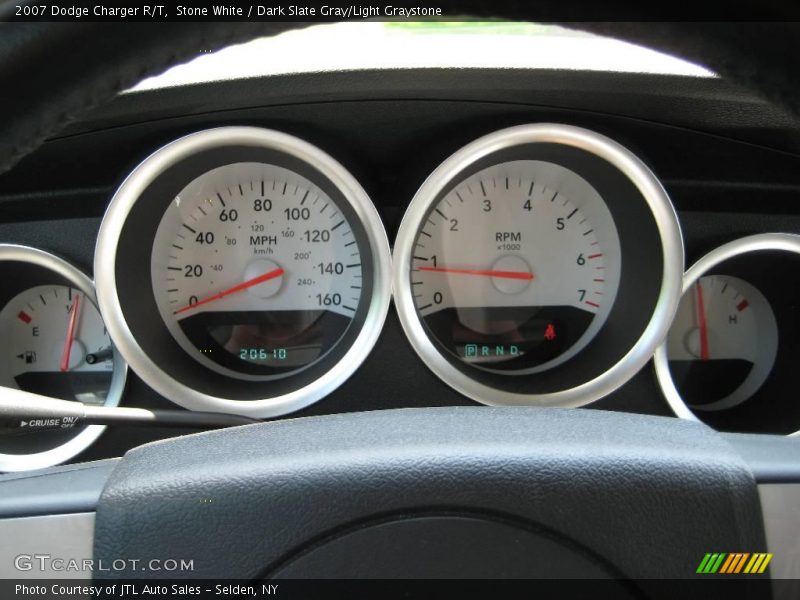 Stone White / Dark Slate Gray/Light Graystone 2007 Dodge Charger R/T