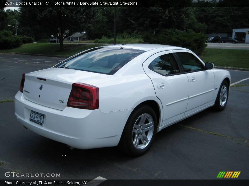 Stone White / Dark Slate Gray/Light Graystone 2007 Dodge Charger R/T