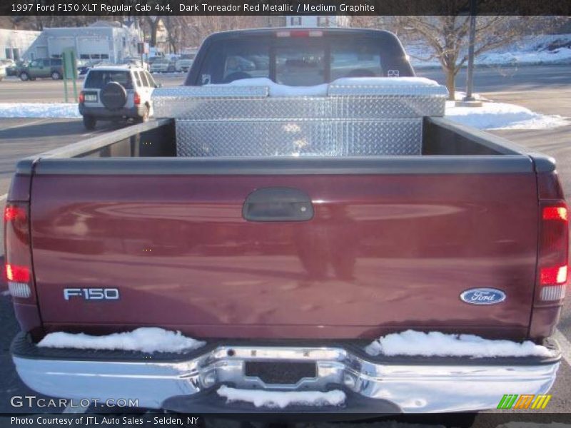 Dark Toreador Red Metallic / Medium Graphite 1997 Ford F150 XLT Regular Cab 4x4