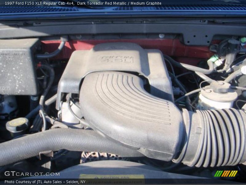 Dark Toreador Red Metallic / Medium Graphite 1997 Ford F150 XLT Regular Cab 4x4