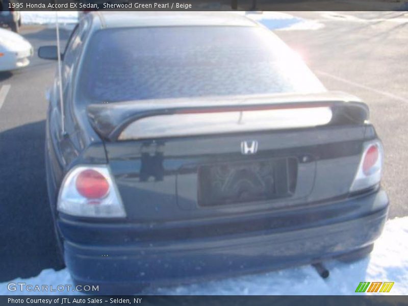 Sherwood Green Pearl / Beige 1995 Honda Accord EX Sedan