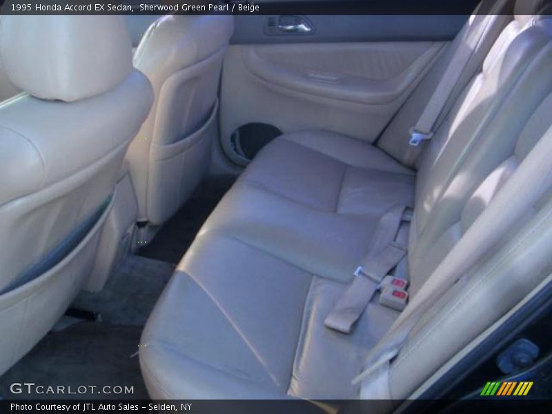 Sherwood Green Pearl / Beige 1995 Honda Accord EX Sedan