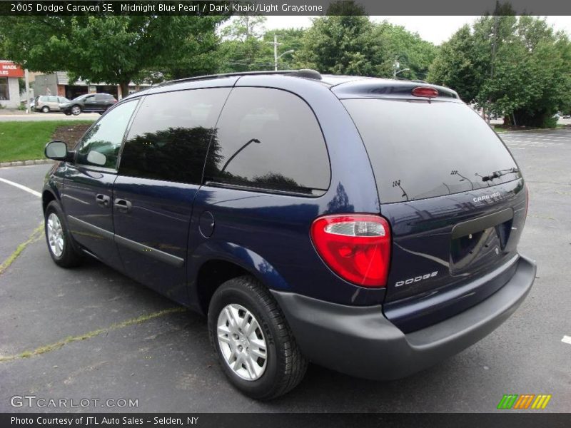 Midnight Blue Pearl / Dark Khaki/Light Graystone 2005 Dodge Caravan SE
