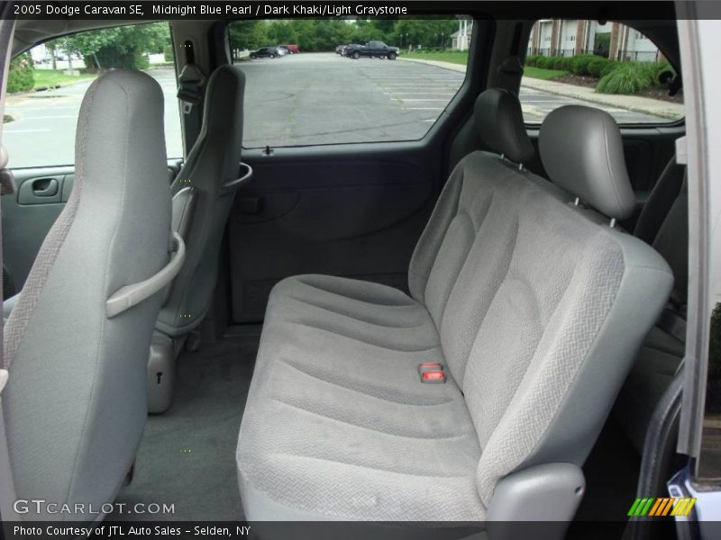 Midnight Blue Pearl / Dark Khaki/Light Graystone 2005 Dodge Caravan SE