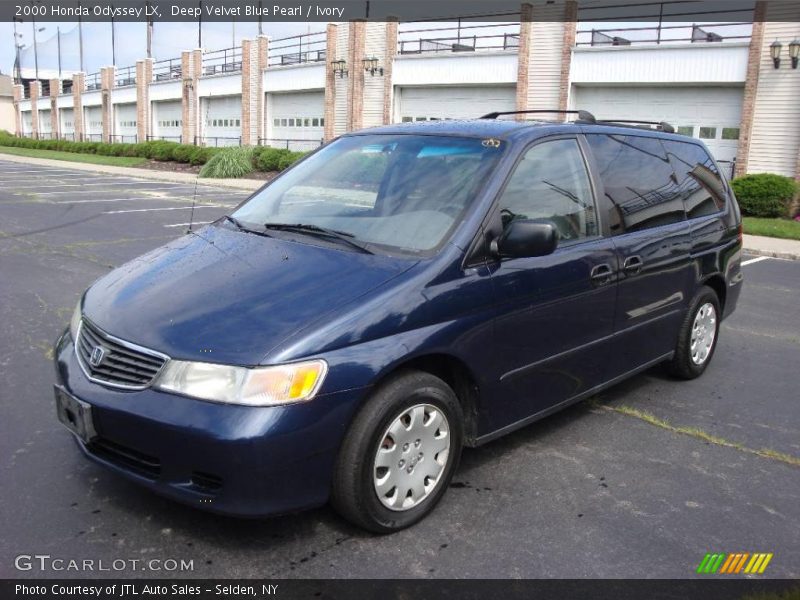 Deep Velvet Blue Pearl / Ivory 2000 Honda Odyssey LX