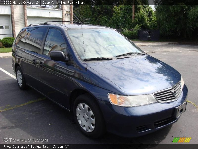 Deep Velvet Blue Pearl / Ivory 2000 Honda Odyssey LX