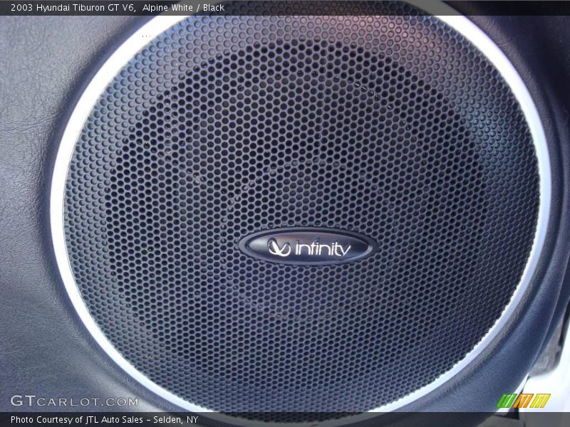 Alpine White / Black 2003 Hyundai Tiburon GT V6