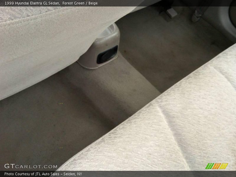 Forest Green / Beige 1999 Hyundai Elantra GL Sedan