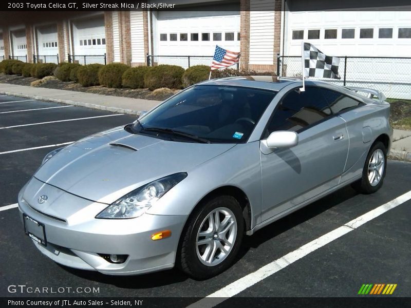 Silver Streak Mica / Black/Silver 2003 Toyota Celica GT