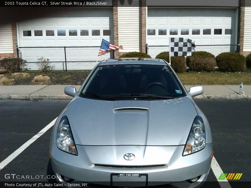 Silver Streak Mica / Black/Silver 2003 Toyota Celica GT