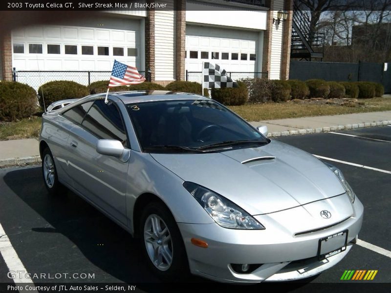 Silver Streak Mica / Black/Silver 2003 Toyota Celica GT