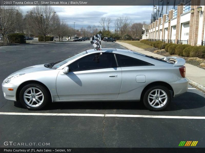 Silver Streak Mica / Black/Silver 2003 Toyota Celica GT
