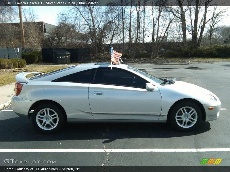 Silver Streak Mica / Black/Silver 2003 Toyota Celica GT