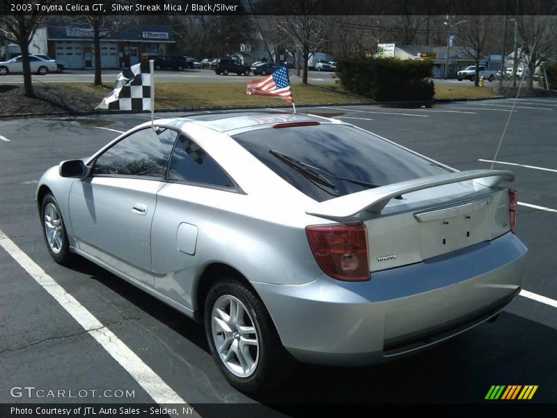 Silver Streak Mica / Black/Silver 2003 Toyota Celica GT