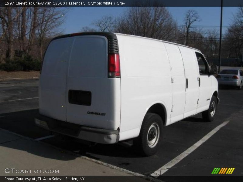 Olympic White / Gray 1997 Chevrolet Chevy Van G3500 Passenger