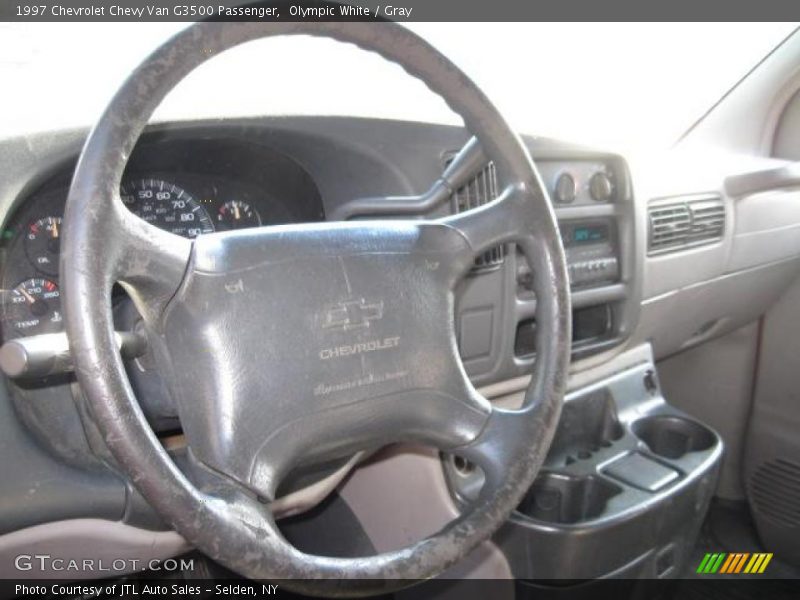 Olympic White / Gray 1997 Chevrolet Chevy Van G3500 Passenger