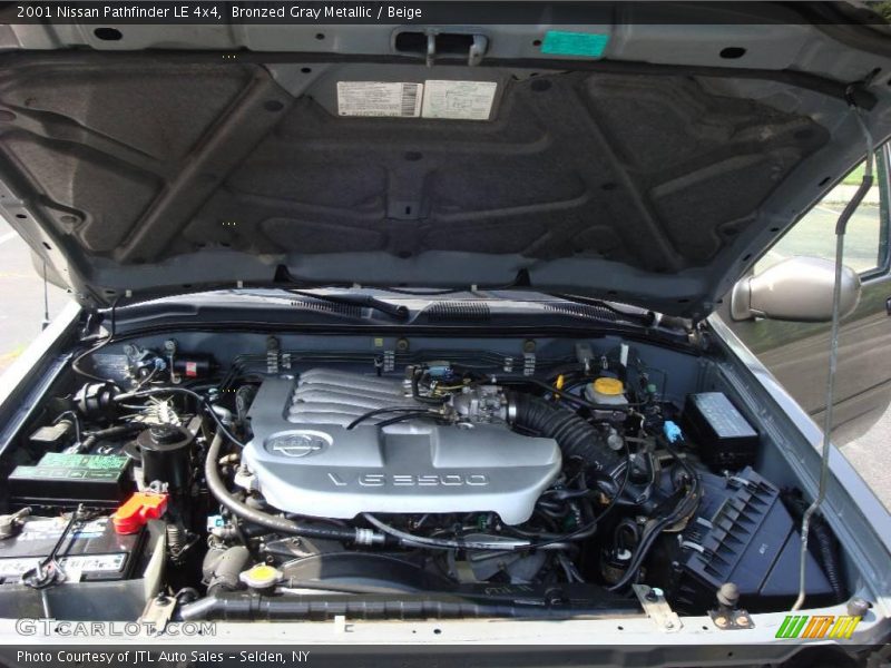 Bronzed Gray Metallic / Beige 2001 Nissan Pathfinder LE 4x4