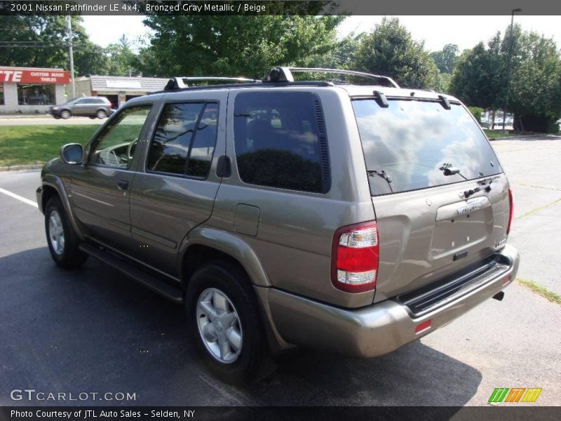 Bronzed Gray Metallic / Beige 2001 Nissan Pathfinder LE 4x4