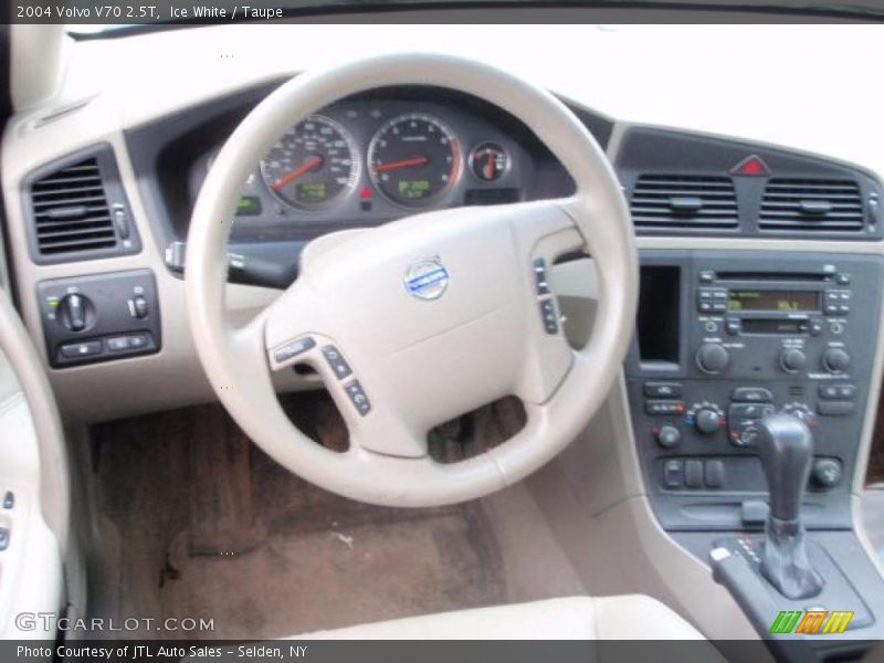 Ice White / Taupe 2004 Volvo V70 2.5T