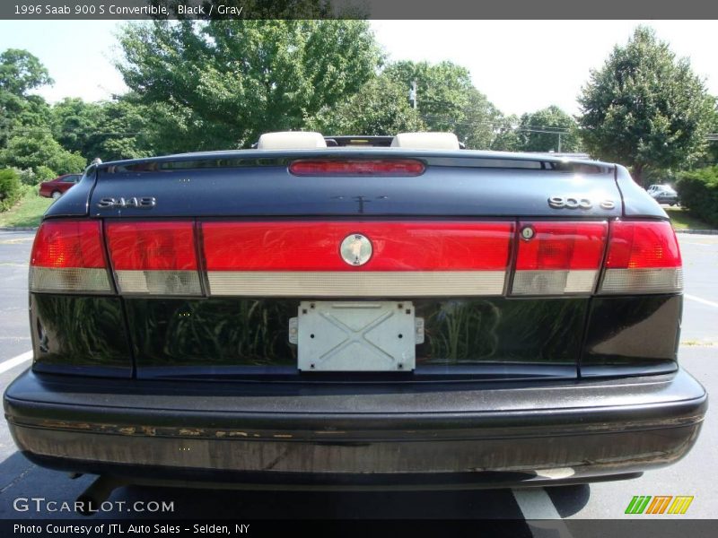 Black / Gray 1996 Saab 900 S Convertible