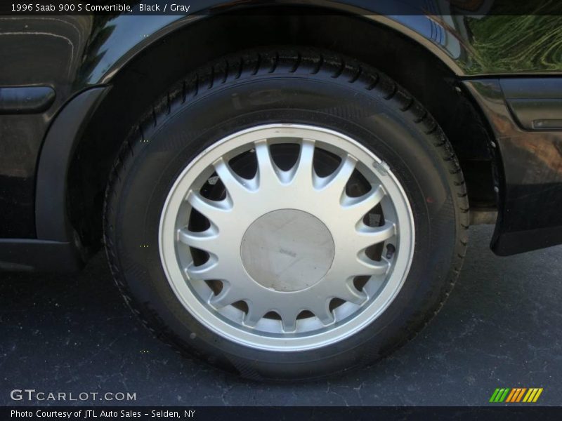 Black / Gray 1996 Saab 900 S Convertible