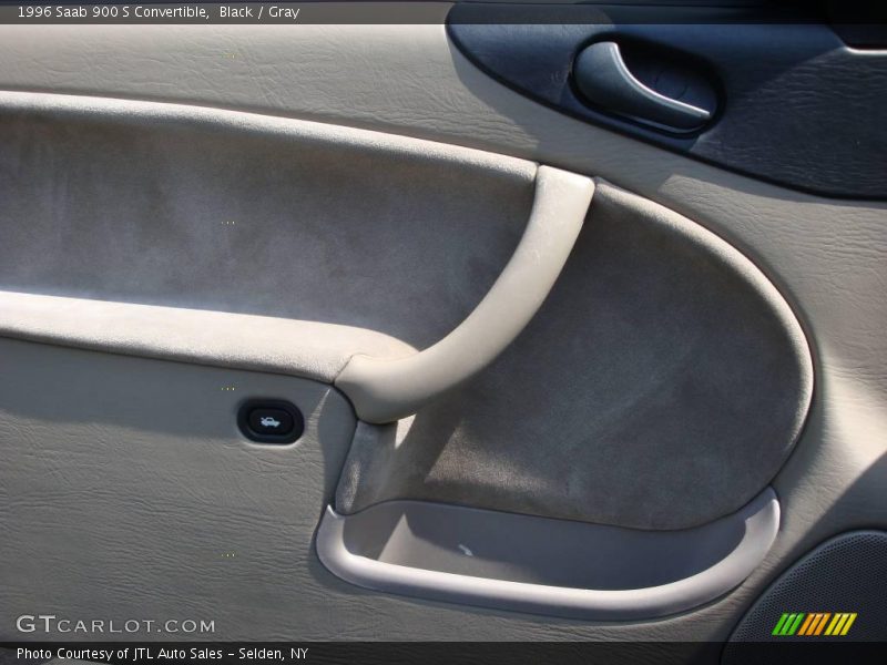 Black / Gray 1996 Saab 900 S Convertible