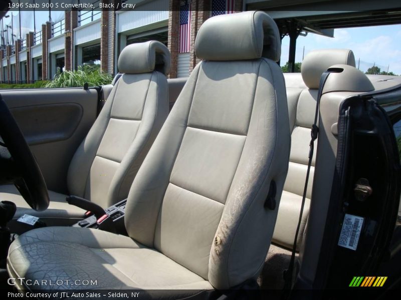 Black / Gray 1996 Saab 900 S Convertible