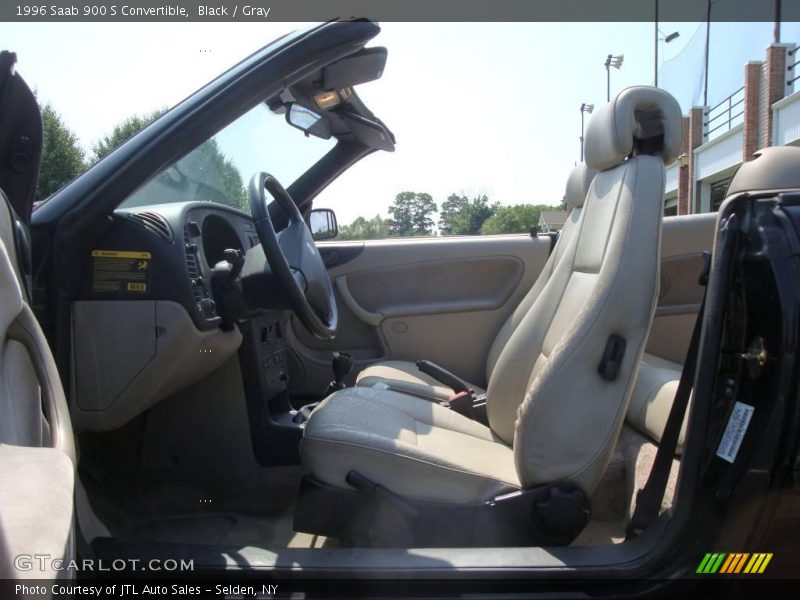 Black / Gray 1996 Saab 900 S Convertible