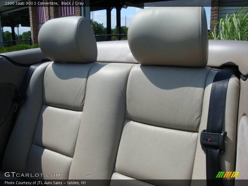 Black / Gray 1996 Saab 900 S Convertible