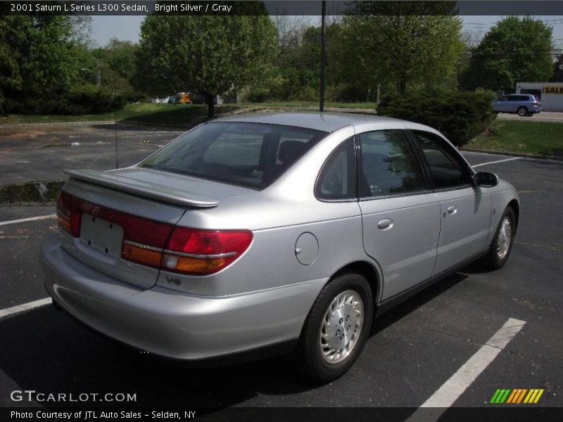 Bright Silver / Gray 2001 Saturn L Series L300 Sedan