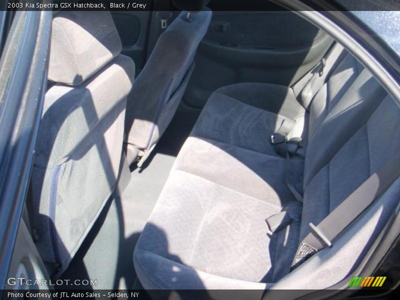Black / Grey 2003 Kia Spectra GSX Hatchback