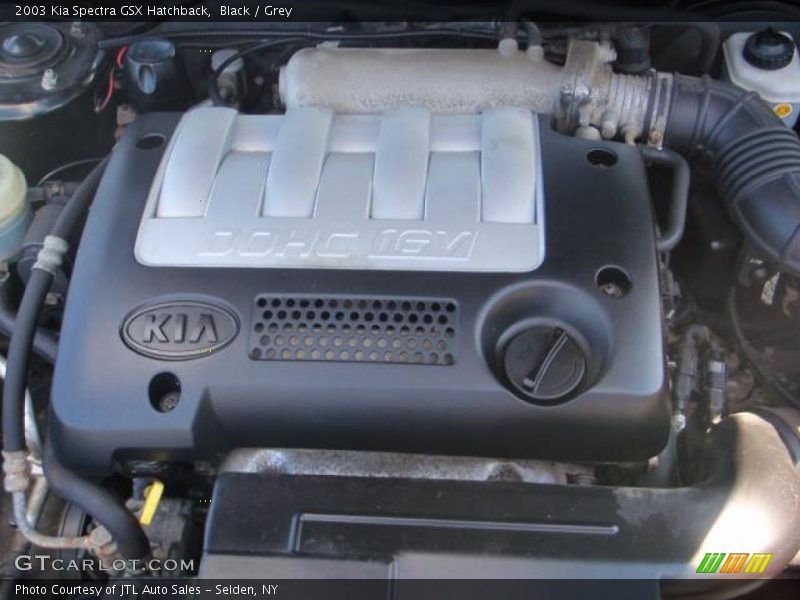 Black / Grey 2003 Kia Spectra GSX Hatchback