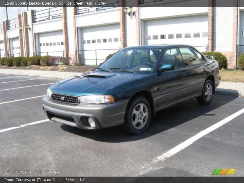 Spruce Green Pearl / Gray 1999 Subaru Legacy L Sedan