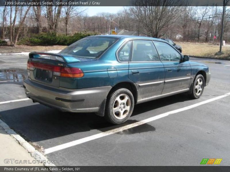 Spruce Green Pearl / Gray 1999 Subaru Legacy L Sedan