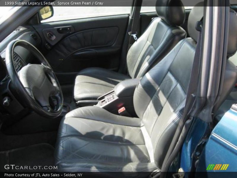 Spruce Green Pearl / Gray 1999 Subaru Legacy L Sedan