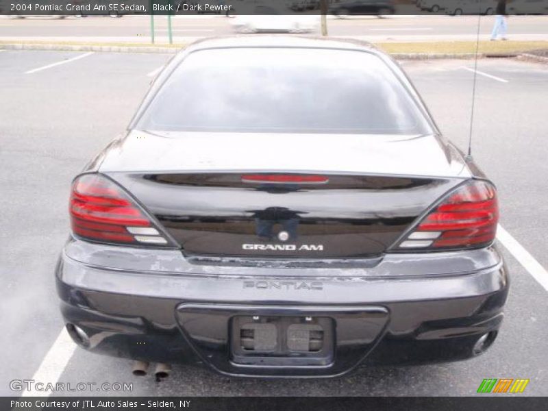 Black / Dark Pewter 2004 Pontiac Grand Am SE Sedan