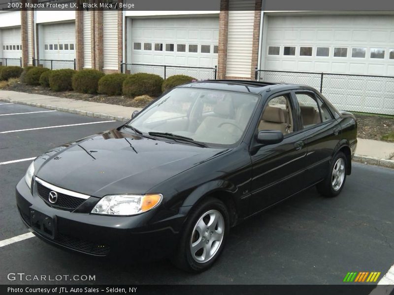 Black Mica / Beige 2002 Mazda Protege LX