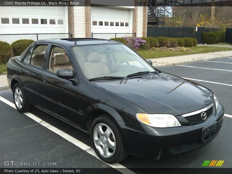 Black Mica / Beige 2002 Mazda Protege LX