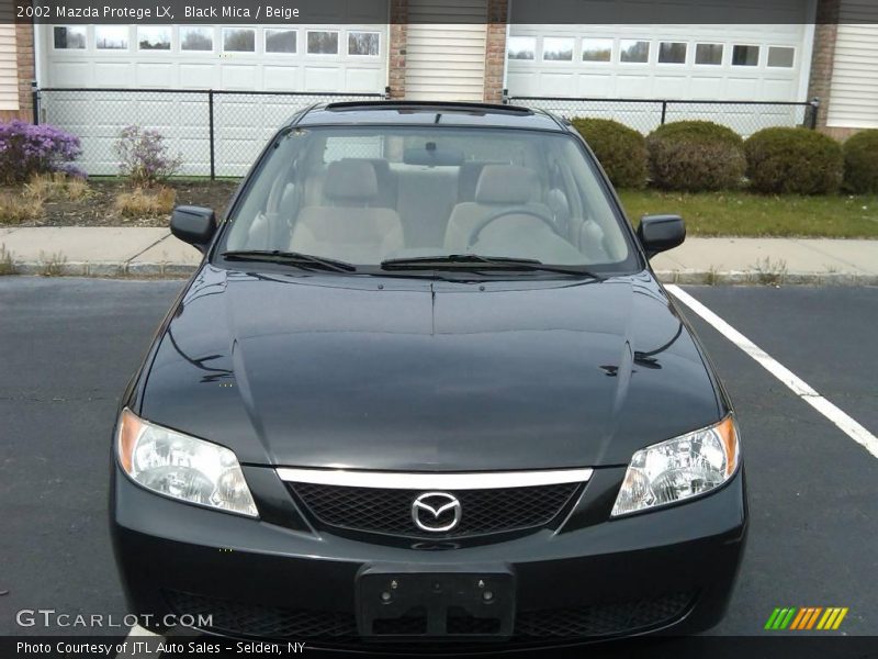 Black Mica / Beige 2002 Mazda Protege LX