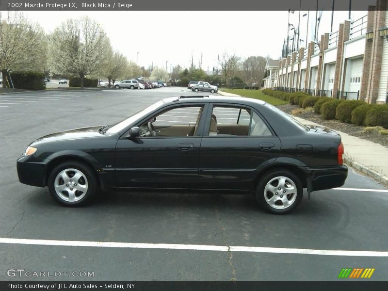 Black Mica / Beige 2002 Mazda Protege LX