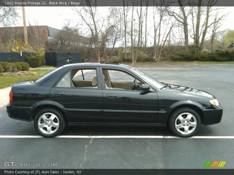 Black Mica / Beige 2002 Mazda Protege LX