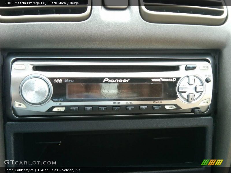 Black Mica / Beige 2002 Mazda Protege LX